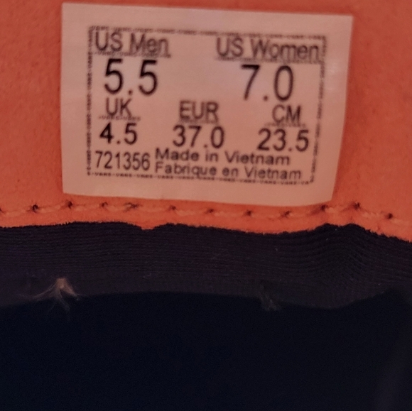 VANS MTE Crosspath Hiking Boots Orange Women's Size 7 New - Picture 8 of 8